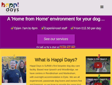 Tablet Screenshot of happidayscentre.co.uk